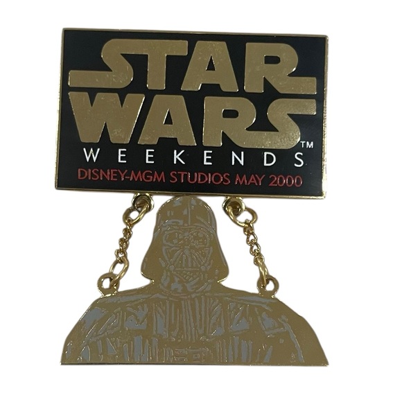 Disney Other - Disney Pin MGM Star Wars Weekends 2000 Darth Vader Dangle LE 3000
